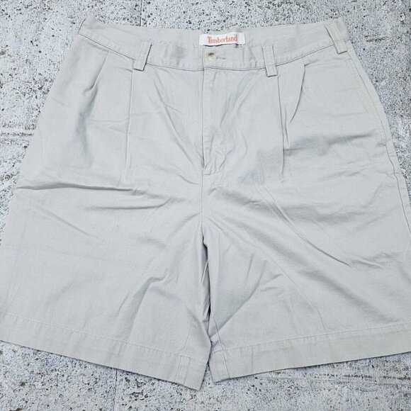 Timberland Other - Timberland Men Shorts Bermuda Beige 100% Cotton Shorts Size 36